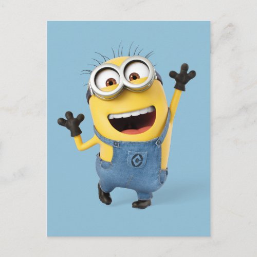 Despicable Me  Minion Tom Excited Postcard