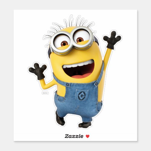 Despicable Me  Minion Tom Excited Sticker