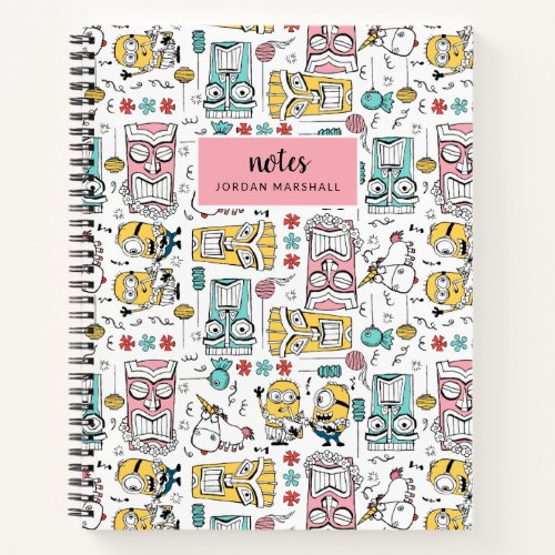 Despicable Me  Minion  Unicorn _ Aloha Pattern Notebook