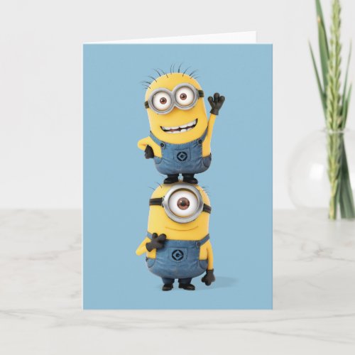 Despicable Me  Minions Carl  Tom Stacked Card