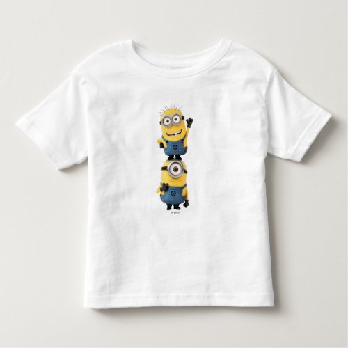 Despicable Me  Minions Carl  Tom Stacked Toddler T_shirt