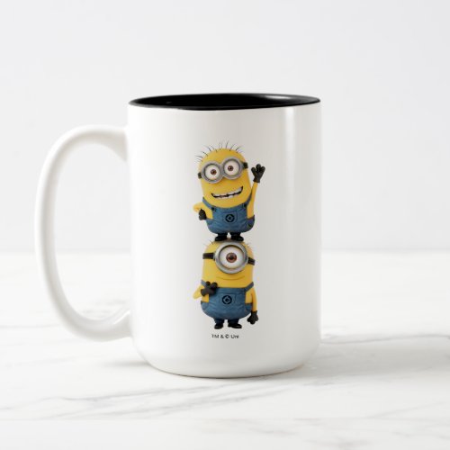 Despicable Me  Minions Carl  Tom Stacked Two_Tone Coffee Mug