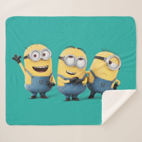 Despicable Me  Minions Group Sherpa Blanket