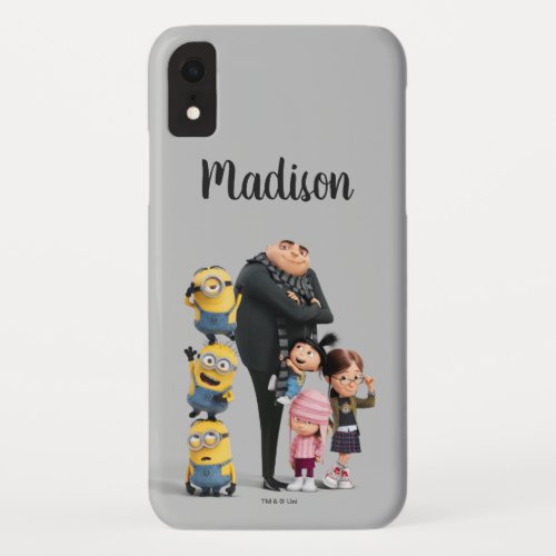 Despicable Me  Minions Gru  Girls iPhone XR Case