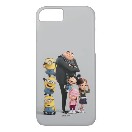 Despicable Me  Minions Gru  Girls iPhone 87 Case