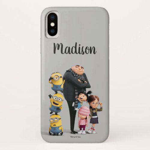 Despicable Me  Minions Gru  Girls iPhone XS Case