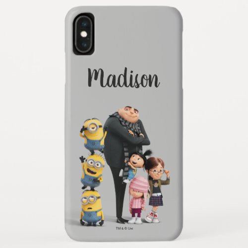 Despicable Me  Minions Gru  Girls iPhone XS Max Case