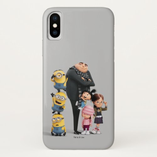 Despicable Me  Minions Gru  Girls iPhone X Case