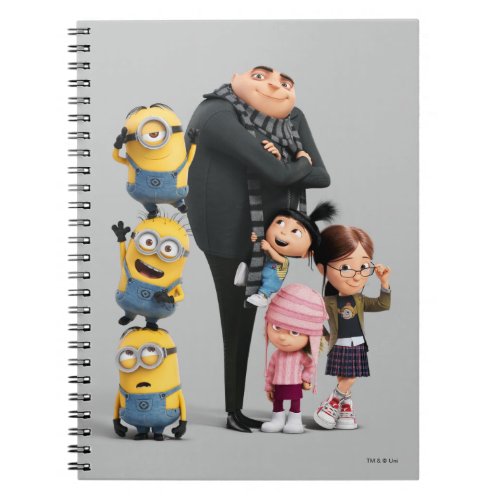Despicable Me  Minions Gru  Girls Notebook