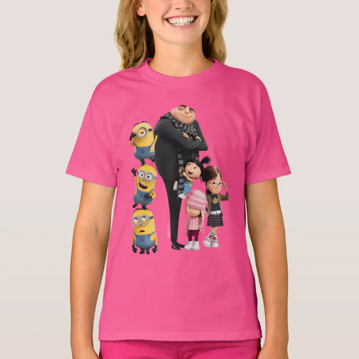 New Despicable Me Minion Pink  Shirt