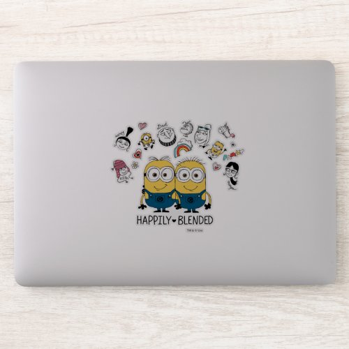 Despicable Me  Minions Happily Blended Sticker