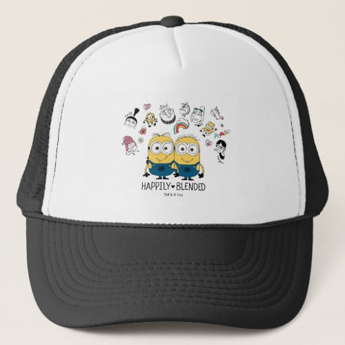 Despicable Me  Minions Happily Blended Trucker Hat