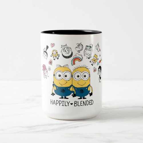 Despicable Me  Minions Happily Blended Two_Tone Coffee Mug