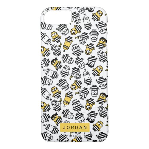 Despicable Me  Minions in Jail Pattern iPhone 87 Case