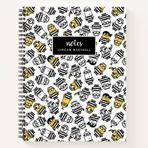 Despicable Me  Minions in Jail Pattern Notebook