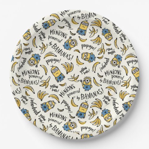 Despicable Me  Minions _ Powered by Bananas Paper Plates