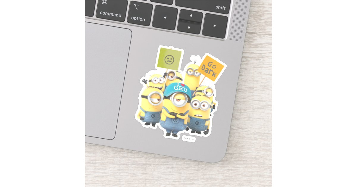 Minion Stickers x 5 - Shaped Minions Stickers - Birthday Party Favours  Supplies