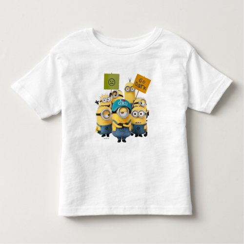 Despicable Me  Minions with Signs Toddler T_shirt