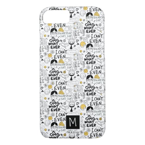 Despicable Me  OMG I Cant Even _ Text Pattern iPhone 87 Case