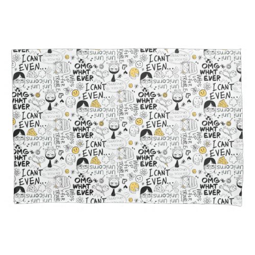 Despicable Me  OMG I Cant Even _ Text Pattern Pillow Case