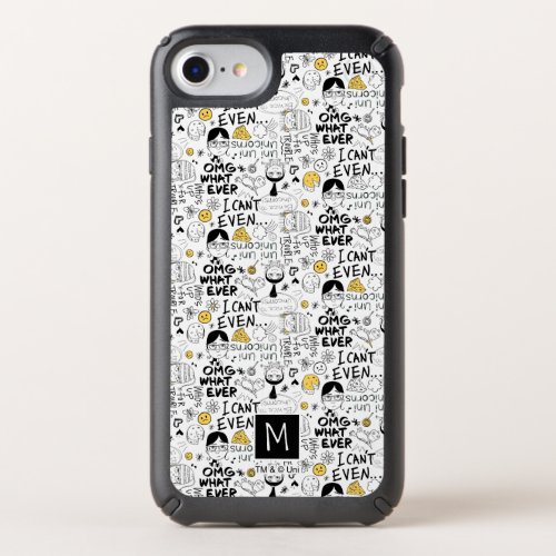 Despicable Me  OMG I Cant Even _ Text Pattern Speck iPhone SE876s6 Case