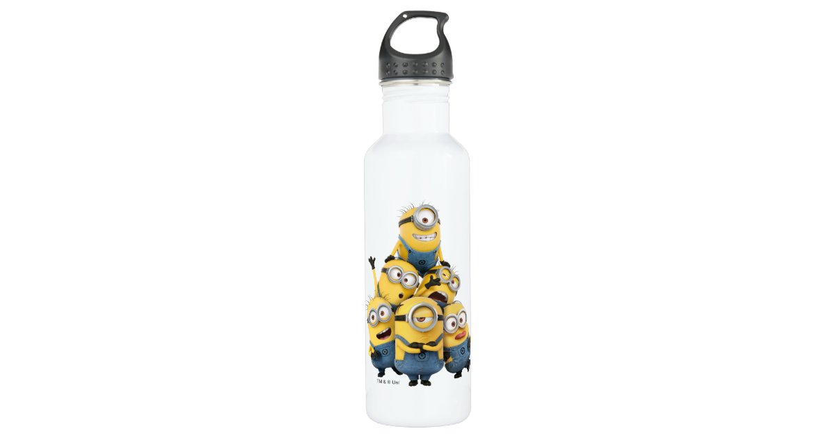 Despicable Me | Pyramid of Minions Stainless Steel Water Bottle | Zazzle