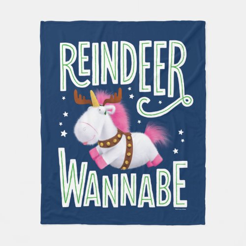 Despicable Me  Reindeer Wannabe Fleece Blanket