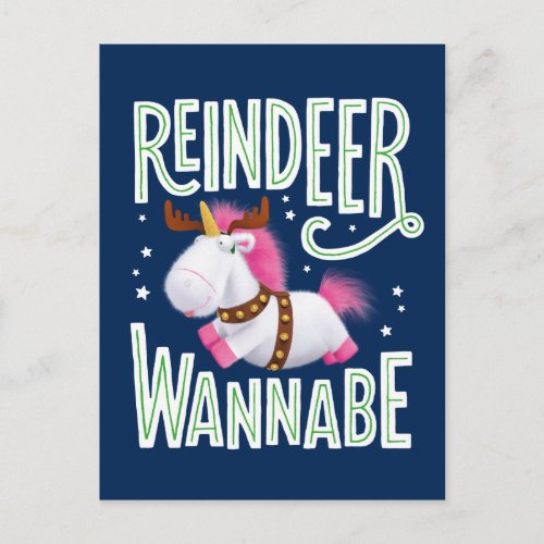 Despicable Me  Reindeer Wannabe Postcard