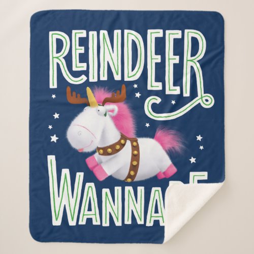 Despicable Me  Reindeer Wannabe Sherpa Blanket