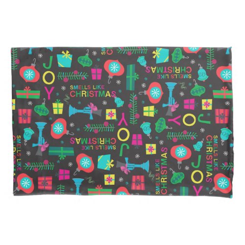 Despicable Me  Smells Like Christmas Pattern Pillow Case