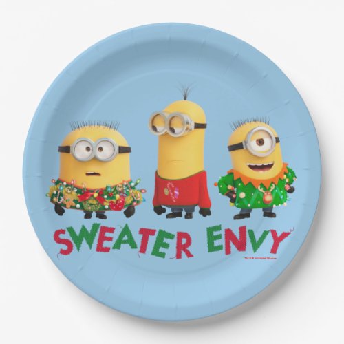 Despicable Me  Sweater Envy Paper Plates