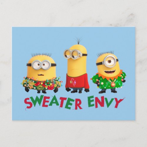 Despicable Me  Sweater Envy Postcard