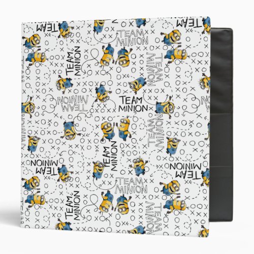 Despicable Me  Team Minion Pattern 3 Ring Binder