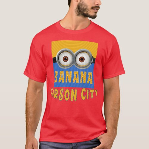 DESPICABLE MINION AMERICA CARSON CITY T_Shirt
