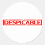 Despicable Stamp Classic Round Sticker