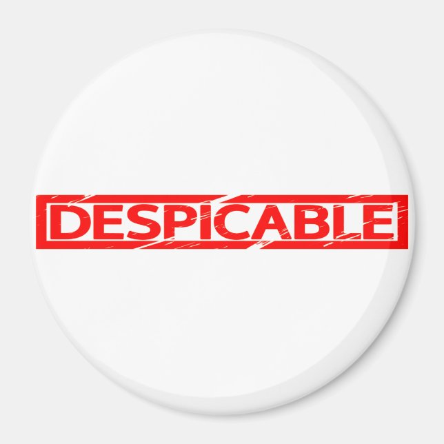 Despicable Stamp Magnet (Front)