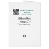Dessa's baby calf-customize any occasion cards (Back)