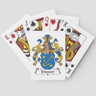 Dessauer Family Crest Poker Cards