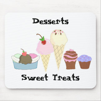 Dessert and Sweet Treats Mouse Pad