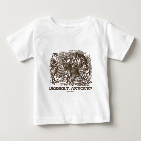 Dessert Anyone? (Unicorn Alice Lion Wonderland) Baby T-Shirt