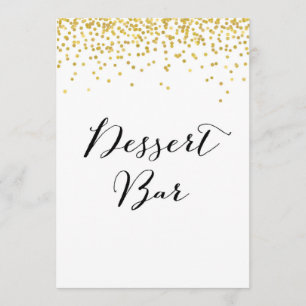 Dessert Bar Sign 5x7" Size Invitation