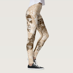 Dessert Camo Pattern Leggings - Unique Ephemera