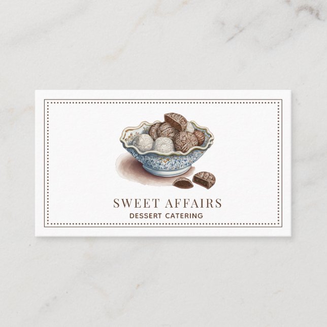 Dessert Caterer Business Card (Front)