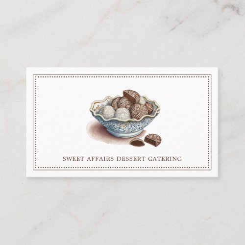 Dessert Caterer Business Card