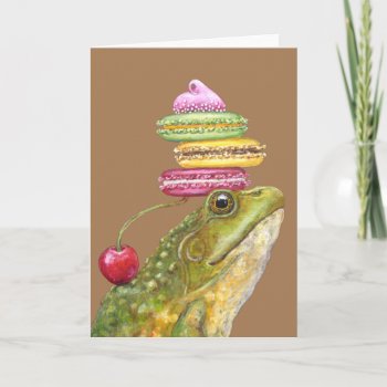 Dessert Delights Card by vickisawyer at Zazzle