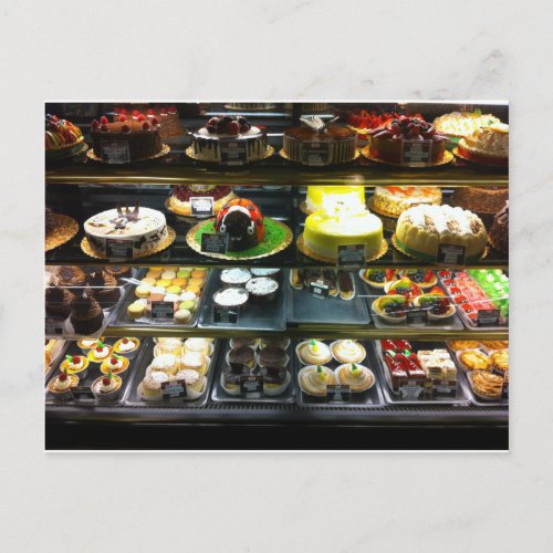 Dessert Display Case Postcard