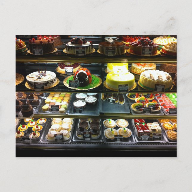 Dessert Display Case Postcard (Front)