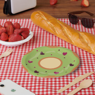 Dessert,Donut,Donut Go Break My Summer Heart,Funny Paper Plates