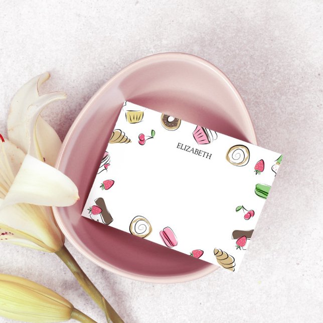 Dessert Doodles | Custom Name Post-it Notes (Creator Uploaded)