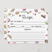 Dessert Doodles Recipe Card (Front/Back)